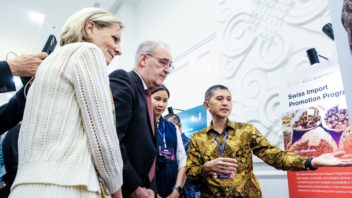 Swisscontact Showcases Flagship Projects during Swiss Ministerial Visit to Indonesia